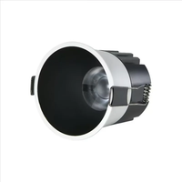 Mini projecteur LED COB anti-éblouissement 3W 5W 7W 10W 12W 15W, downlight LED dimmable 18W 110V 220V, lampe de plafond pour éclairage intérieur