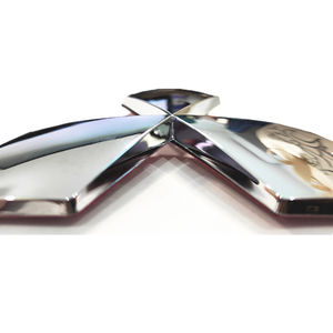 Pegatina para Carrocería de Automóvil, Nuevo Emblema para la Parte Delantera del Automóvil, Color Cromo, 125*110 mm, para Outlander - Product Image 3