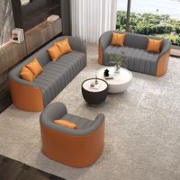 Canapé de luxe pour salon, meubles de salon, commode incurvée, ensembles de canapés pour la maison, canapé moderne italien en tissu velours, ensemble de meubles