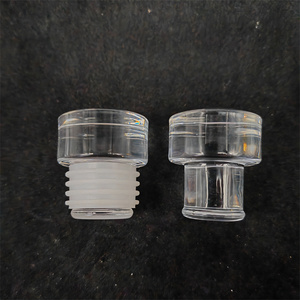 Bouchons de bouteille à large ouverture avec dispositifs d'étanchéité. Il existe des bouteilles <span class=keywords><strong>en</strong></span> <span class=keywords><strong>liège</strong></span> et des bouteilles <span class=keywords><strong>en</strong></span> verre avec des bouchons <span class=keywords><strong>en</strong></span> verre cristallin. - Product Image 4