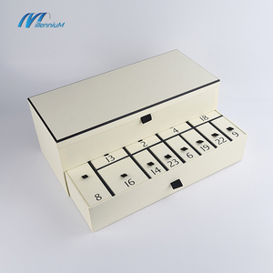 Embalaje Caja de papel de regalo <span class=keywords><strong>Calendario</strong></span> vacío personalizado Caja de Adviento Cajón Caja de embalaje con logotipo - Product Image 5