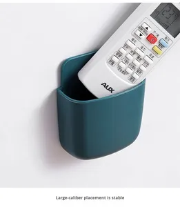 <strong>Storage</strong> Box TV Air Conditioner <strong>Remote</strong> <strong>Control</strong> <strong>Storage</strong> Box Wall-Mounted Bedside Mobile Phone Charging Shelf Modern No-Drill - Product Image 3