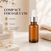 Produit populaire, flacon compte-gouttes en PET de 30 à 100 ml, flacon vide pour sérum, conteneur pour huile essentielle, logo personnalisé, emballage pour soins de la peau