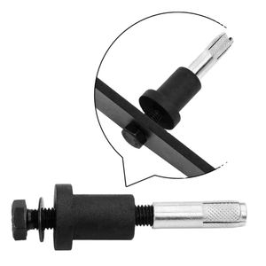 Kit de Herrajes para Puerta Corredera de Granero, de Acero al Carbono, con Riel en T, Fácil de Instalar, Insonorizado, para Exteriores y Dormitorios, Capacidad de 250 lb - Product Image 5