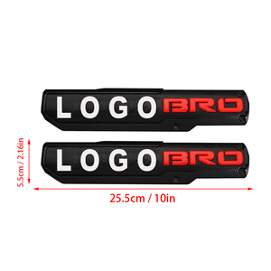 Emblema de Coche Personalizado de Fábrica <span class=keywords><strong>JDM</strong></span>, Insignia de Plástico ABS Cromado, Adhesivo con Logotipo <span class=keywords><strong>para</strong></span> Decoración de Carrocería - Product Image 2