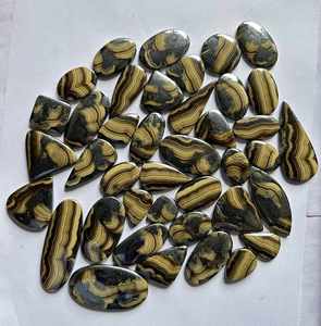 Pierres précieuses brunes naturelles de qualité AAA, cabochons en schalenblende, formes variées, 10-40 mm, 2-10 g, pour la fabrication de bijoux - Product Image 4