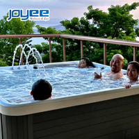 JOYEE Jacuzzi de jardin élégant pour 5 personnes, spa à remous de qualité supérieure, hydrothérapie, bain à remous, fabricant OEM
