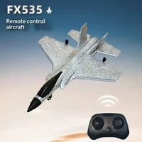 Avion télécommandé Fx535 F35 à aile fixe 2.4G, modèle RC en mousse EPP à deux canaux pour débutants et adultes, vol en extérieur