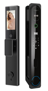 Thông Minh Không Thấm Nước Điện Tử Khóa Chốt Cửa Cho Phía Trước Cửa Keyless Nhập Dấu Vân Tay Mật Mã Wifi Tuya Ứng Dụng Điều Khiển Alexa Đen - Product Image 6