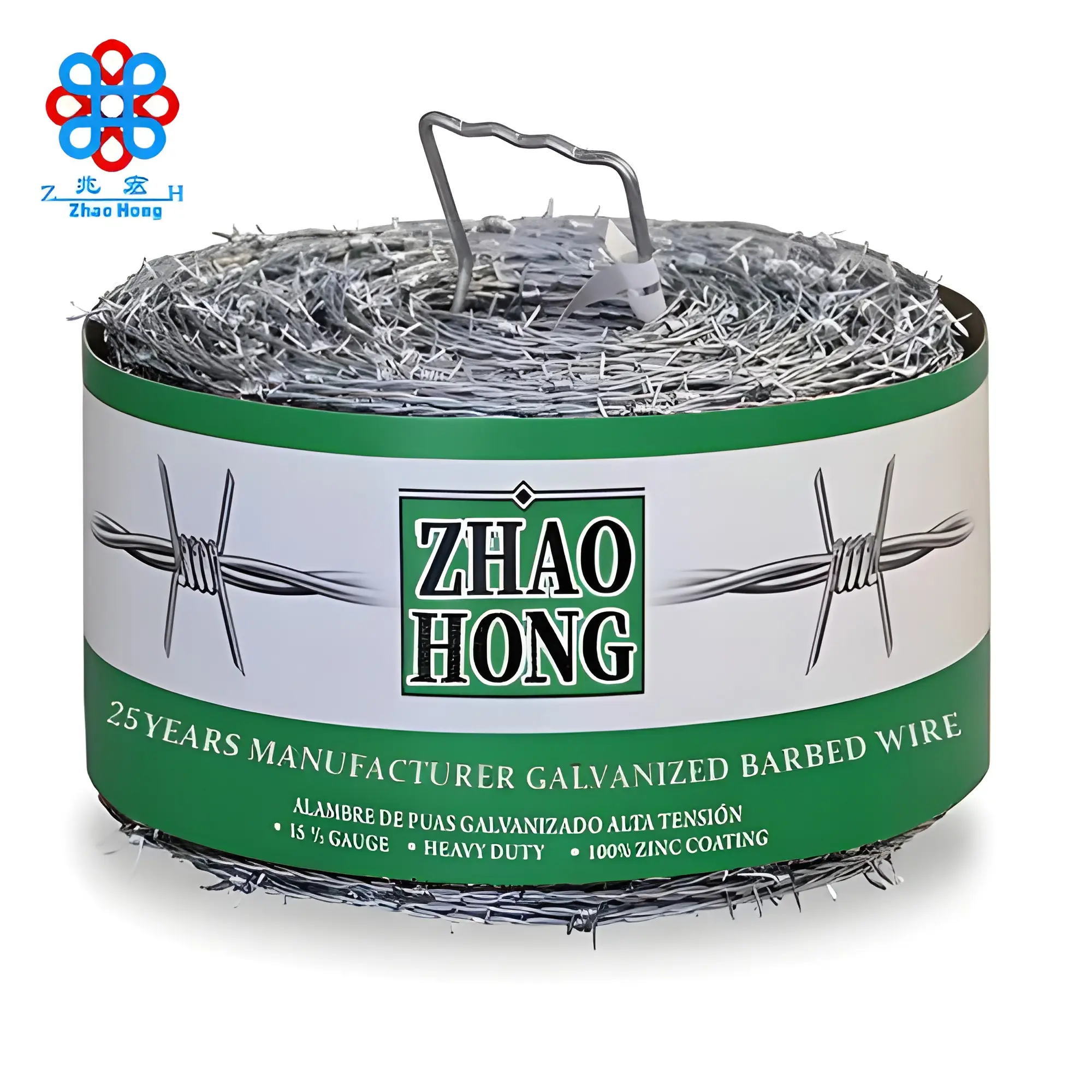 Filo di ferro spinato zincato di alta qualità barb Wire alambres de puas Arame Farpado moto 500 nelore China filo di alimentazione professionale