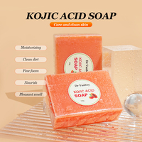 Savon organique de marque privée en gros à l'acide kojique savon blanchissant et éclaircissant pour l'acné et la peau en 7 jours savon Kojie San