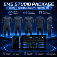 Combinaison d'entraînement EMS Bodytech à taille optionnelle, 8 canaux, électrodes sèches, combinaison de fitness EMS intelligente commerciale