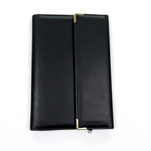 Carpeta Organizadora de Cuero PU con Cierre y Calculadora, Portátil, para Documentos, para Oficina y Reuniones de Negocios - Product Image 4