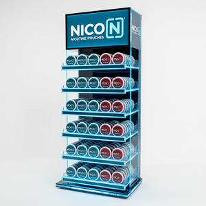 Espositore LED Personalizzato in Acrilico per Bustine di Nicotina, per Unità Snus, Vendita di Bustine di Nicotina e Tabaccherie - Product Image 4
