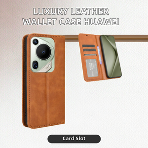 Étui de luxe de haute qualité en PU+TPU pour P60 P50 Pro P40 Pro <span class=keywords><strong>P30</strong></span> Plus P20 avec emplacements pour cartes, <span class=keywords><strong>portefeuille</strong></span> magnétique, sac Opp - Product Image 2