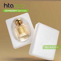 Solution d'emballage en pulpe moulée de luxe, boîte à parfum pour les marques de parfums haut de gamme durables