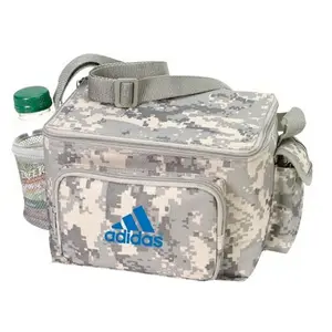 Kamuflaj 6-soğutma çantası ile şişe tutucu ve cep telefonu kılıfı