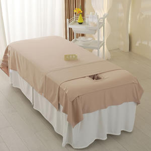 Nouvelle collection 2026 Ensemble <span class=keywords><strong>de</strong></span> draps <span class=keywords><strong>de</strong></span> table en coton mélangé blanc - Product Image 2
