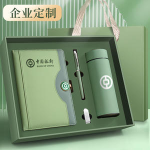 สมุดบันทึกธุรกิจหนังแบบกำหนดเอง A5 เย็บด้ายล็อค พร้อมบริการพิมพ์ดิจิทัลส่วนตัว ชุดของขวัญสำหรับสำนักงานเพื่อการส่งเสริมการขาย - Product Image 2