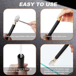 Kit de coupe-<span class=keywords><strong>verre</strong></span> professionnel à alimentation en huile <span class=keywords><strong>pour</strong></span> usage domestique et construction - Product Image 3