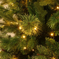 Hochwertiger LED-beleuchteter Künstlicher Zedern-Weihnachtsbaum, Dicht Beschneit, aus Acryl für Innendekoration, Party & Bürodekoration