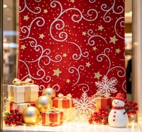 Tissu en velours 100% polyester, motif imprimé feuille d'or, poids moyen, écologique, extensible, pour vêtements de filles, embellit les chemins de table festifs