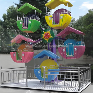 Juegos de <span class=keywords><strong>feria</strong></span> <span class=keywords><strong>Atracciones</strong></span> Rueda de ferry pequeña giratoria eléctrica barata Parque infantil Mini 10 asientos Rueda de la fortuna a la venta - Product Image 3