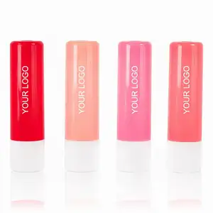 Groothandel Gepersonaliseerde Roze Schattige Watermeloen Lipgloss Plumping Lippen Balsem Fabrikanten Gloeien Schattige Bijen Lippenbalsem