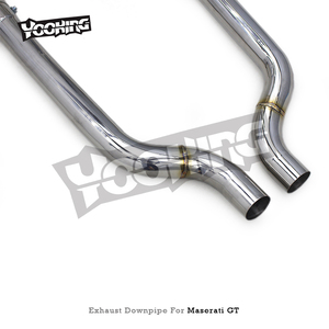 Escape de Acero Inoxidable SUS304 para Maserati <span class=keywords><strong>Gran</strong></span> <span class=keywords><strong>Turismo</strong></span> GT 4.2 4.7 2008-2016 |   Sistema de Escape de Alto Rendimiento con Tubos de Bajada Blindados Contra el Calor - Product Image 6