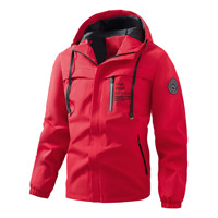 Veste pour homme printemps-automne, veste décontractée d'extérieur imperméable et coupe-vent, coupe-vent