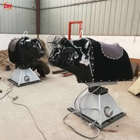 Machine professionnelle de rodéo mécanique pour usage commercial avec vitesse réglable pour parcs d'attractions et rodéos