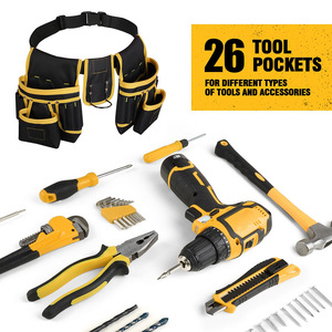 Magnetic <b>Tool</b> Belt with Multiple Pockets, Adjustable <b>Tool</b> Storage <b>Bag</b>, Multifunctional Repair <b>Tool</b> <b>Bag</b> - Product Image 2