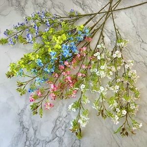 Fleurs Artificielles Dragon Star Grass Baby's Breath 30cm-100cm Polyester Décoration Mariage Maison - Product Image 1