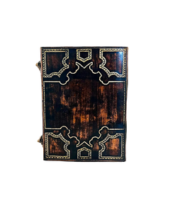 Vampyr Slayer Leather Grimoire Handmade Vintage Embossed Journal <b>Blank</b> Pages Gothic Spell <b>Book</b> Fantasy Witchcraft Notebook Gift - Product Image 4