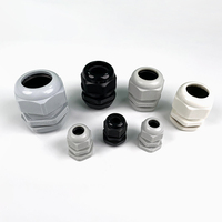 Vente chaude IP68 presse-étoupes en nylon étanche PG7 PG9 PG11 PG16 PG21 PG36 PG48 PG63 avec rondelle RoHS/CE certifié basse tension
