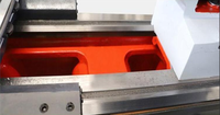 Petit tour cnc machine ptfe prototype tour d'usinage en plastique mini métal 3 axes tour cnc CK6140 * 750