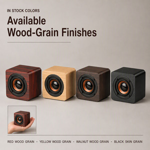 Mini Altavoz Inalámbrico de Madera Retro, Portátil, 3W, Rango Completo, Bajos Reforzados, para Decoración de Hogar/Oficina y Regalo Navideño - Product Image 5