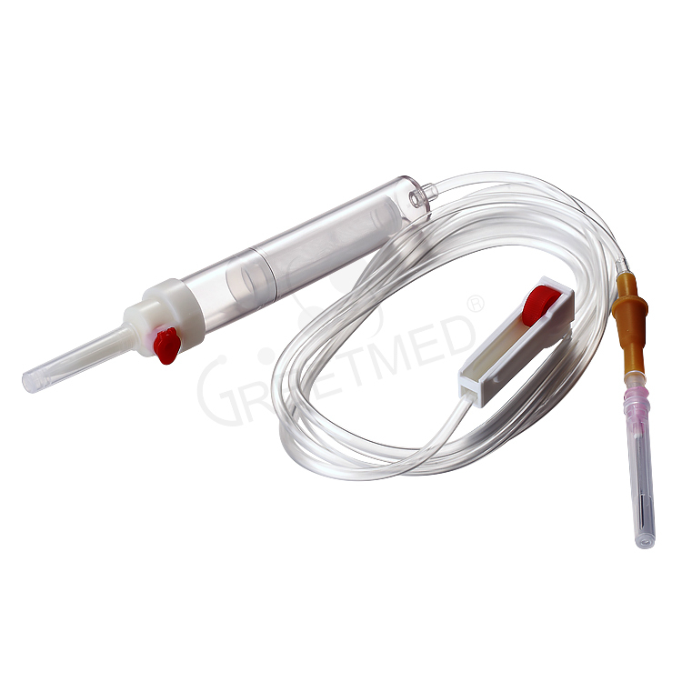 ce/iso 13485 disposable blood transfusion set with filter price