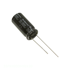 Condensador Original 35PK1000M10X20 1000 uF CAP ALUM 1000UF 20% 35V RADIAL de Montaje a Través de Orificio - Product Image 1