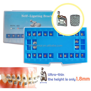 Aifan Dental เครื่องมือจัดฟัน,การจัดฟันด้วยหลอด Buccal จำนวน4ชิ้นวงเล็บมัดด้วยตัวเอง022 - Product Image 5