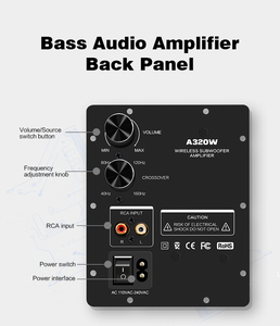 Amplificateur de plaque audio domestique Cloudyx A320W+ 200W en promotion avec entrée RCA et canaux mono/stéréo pour application Hi-Fi - Product Image 5