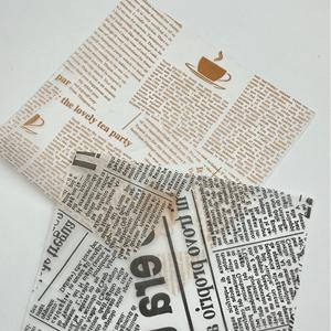 Papel Encerado Antigrasa para Envolver Alimentos, Papel de Embalaje para Alimentos de Restaurante, Papel para Envolver Hamburguesas y Sándwiches con Diseño Personalizado de Grado Alimenticio - Product Image 1