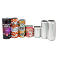 Canettes de Boissons en Aluminium 330mL 500mL pour Boissons, Emballage en Matériaux d'Aluminium, Acceptons la Conception de Logo Personnalisé