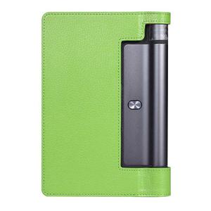 Cassa solida della copertura di Folio di vibrazione del basamento dell'unità di elaborazione per la compressa di YOGA di Lenovo 3 custodia 850F <span class=keywords><strong>8</strong></span>.0 pollici di Yoga <span class=keywords><strong>Tab</strong></span> 3 YT3-850F 850M 850L - Product Image 5