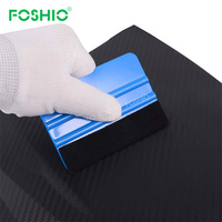 Outil de pose de film adhésif pour voiture Foshio avec logo personnalisé, raclette pour vinyle