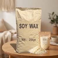 Vente directe d'usine, échantillon gratuit, vente en gros de flocons de cire de soja, fabrication de bougies en vrac, 100% cire de soja naturelle pure, écologique, Noël