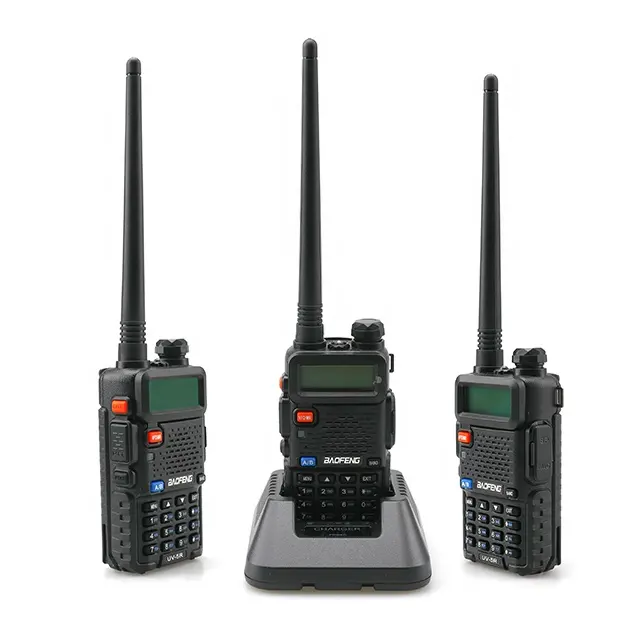 Baofeng फैक्टरी UV-5R woki toki ईरफ़ोन के साथ 2 तरह रेडियो दोहरी बैंड uhf vhf मोबाइल baofeng uv-5r गर्म बेच वॉकी टॉकी