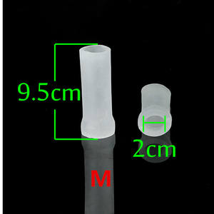 Mangas del pene Extensor Glans Cap Cover Accesorios para Agrandamiento del pene Camilla Bomba Funda de silicona reutilizable Varios tamaños - Product Image 5