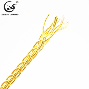 Vention — câble Audio rond OEM ODM <span class=keywords><strong>HIFI</strong></span> 5N 4N OCC, argent or, doux, 3.8mm, bricolage, Extension pour <span class=keywords><strong>casque</strong></span> d'écoute, câble Aux, pour téléphone, voiture, MP3 - Product Image 3