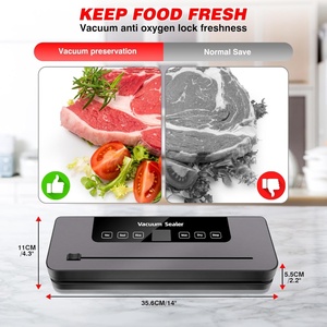 Sellador de Alimentos al Vacío Automático de Alta Calidad con Pantalla Táctil, Bomba Potente, Conservador Eléctrico Doméstico para Materiales Plásticos, Uso en Autocaravanas - Product Image 4